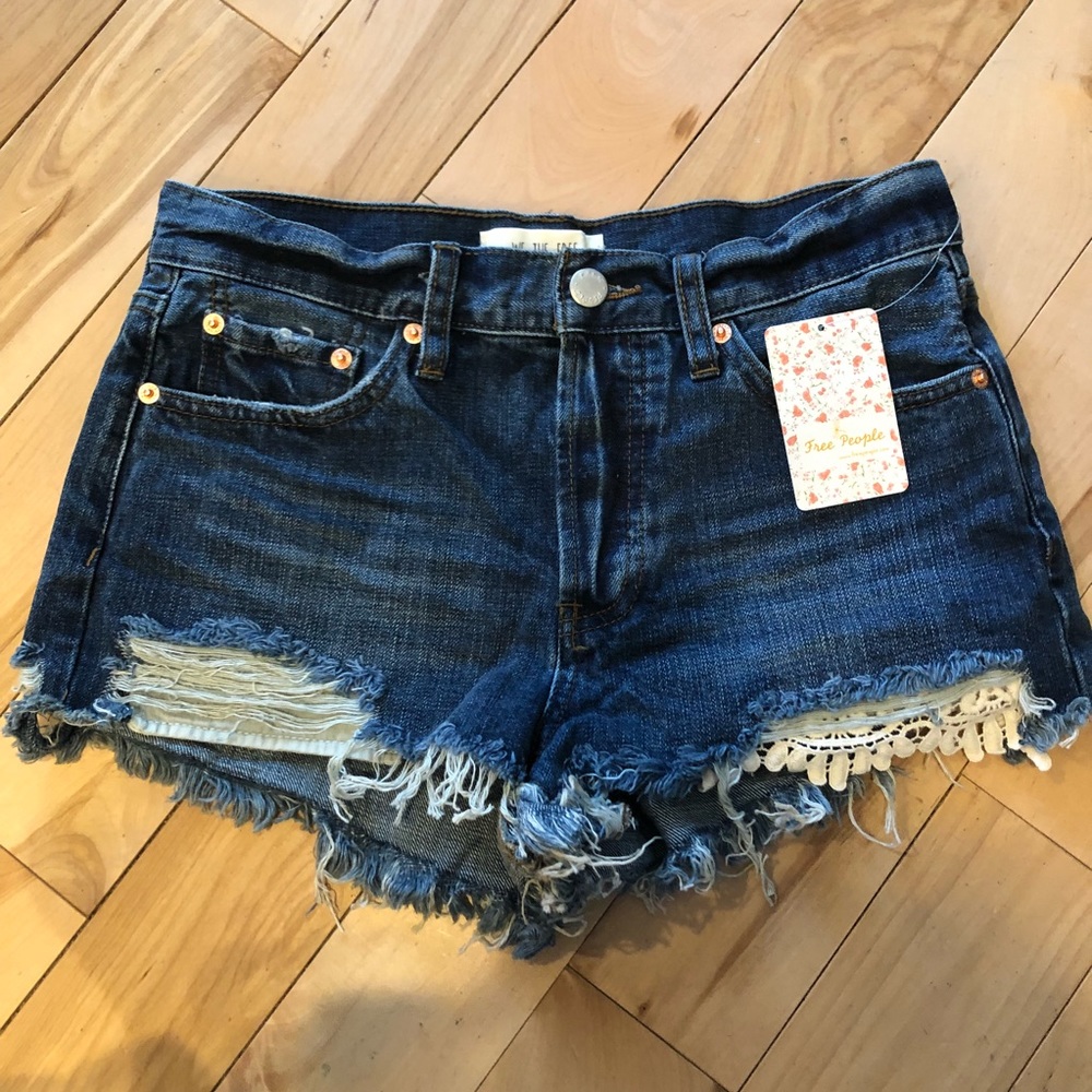 Free People Denim Shorts